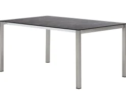 Edelstahl HPL Ausziehtisch Livigno 160/220/280x100cm