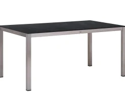 Edelstahl HPL Gartentisch Serie Livigno 160x90cm