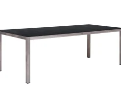 Edelstahl HPL Gartentisch Serie Livigno 220x100cm