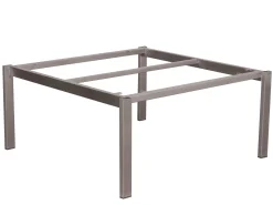 Edelstahl Loungetisch Willington 80x80cm HPL ceramic rusty