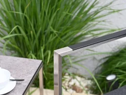 Edelstahl Stapelsessel Karat softsling black