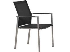 Edelstahl Stapelsessel Karat softsling black