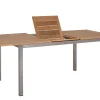 Edelstahl Teak Ausziehtisch Valis 240/310x100cm