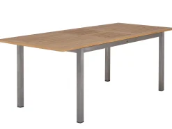 Edelstahl Teak Ausziehtisch Valis 240/310x100cm
