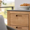 Elma Sideboard Old Teak 50cm 3 Schubladen