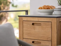 Elma Sideboard Old Teak 50cm 3 Schubladen