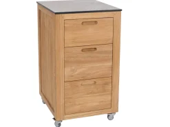 Elma Sideboard Old Teak 50cm 3 Schubladen