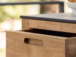 Elma Sideboard Old Teak 50cm 3 Schubladen