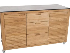 Elma Sideboard Old Teak 150cm 3 Schubladen 2 Türen