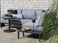 Erweiterung für Loungeserie Vinpearl Seitentisch Alu