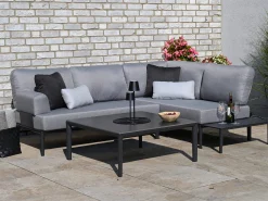 Erweiterung für Loungeserie Vinpearl Seitentisch Alu