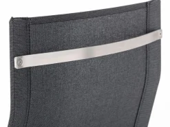 Feel Stapelsessel hoch Edelstahl Outdoorgewebe charcoal