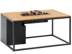 Feuertisch Cosiloft 120 anthracite Teak Top
