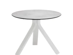 Freddie Beistelltisch Serie Alu weiß HPL Silverstar 2.0