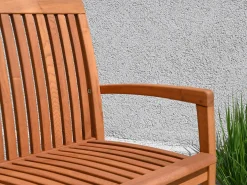 Gartenbank Holz Verno Robinie 110cm 2-Sitzer