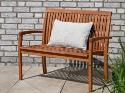 Gartenbank Holz Verno Robinie 110cm 2-Sitzer