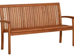 Gartenbank Holz Verno Robinie 156cm 3-Sitzer