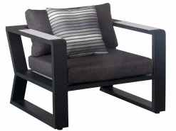 Garten Lounge Set Lovina anthracite 4-teilig