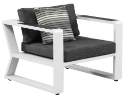 Garten Lounge Set Lovina white 4-teilig