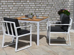 Gartensessel Lovina Aluminium white
