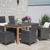 Gartensessel Polyrattan Long Island stone