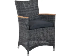 Gartensessel Polyrattan Long Island stone