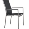 Gartenstuhl Edelstahl Stapelsessel Palladium silvergrey
