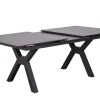 Gartentisch Hammond Ausziehtisch 200/260x90cm Sinterstone light grey