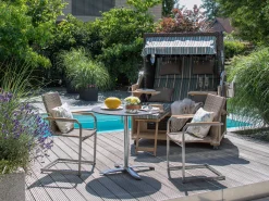 Gartentisch Klapptisch Willington Ø80cm Aluminium HPL