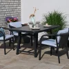 Gartentisch Royal Orchid Alu Glas-Keramik 160x90cm