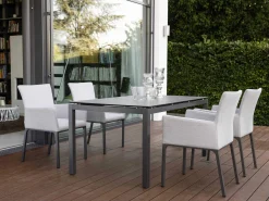 Gartentisch 200x100cm Alu anthrazit Silverstar 2.0 Smoky