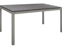 Gartentisch 160x90cm Alu graphit Silverstar 2.0 Smoky