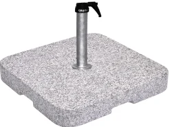 Granitsockel Z 90kg 64x64x9cm Naturstein mit Standrohr