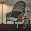 Grid Lounge- und Beistelltisch Alu anthracite HPL