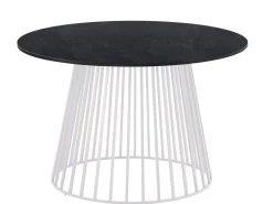 Grid Lounge- und Beistelltisch Alu white HPL