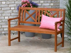 Holzbank Hans 2-Sitzer 119cm natural