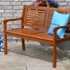 Holzbank Stefan 2-Sitzer 119cm natural