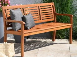 Holzbank Stefan 3-Sitzer 157cm natural