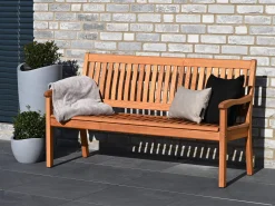 Holz Gartenbank Kansas 160cm 3-Sitzer