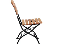 Holz Klappstuhl Maja Flachstahl-Robinie