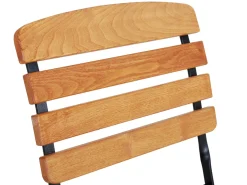 Holz Klappstuhl Maja Flachstahl-Robinie