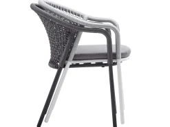 Jooy Stapelsessel String-Flex anthracite inkl. Sitz-Polster anthracite