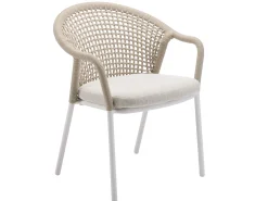 Jooy Stapelsessel String-Flex sand inkl. Sitz-Polster beige