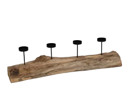 Kerzenständer Holz Teak Arbor 70x13cm