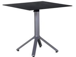 Klapptisch Nemo 80x80cm Alu graphit HPL Oscuro Granite