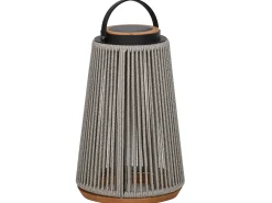 LED Solarleuchte Aurora konisch Alu Rope Ø34x53cm