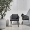 Loop Dining Sessel Alu anthracite String-Flex anthracite