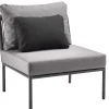 Loop Lounge Anbau-Modul Alu anthracite String-Flex anthracite