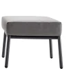 Loop Lounge Hocker Alu anthracite