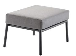 Loop Lounge Hocker Alu anthracite